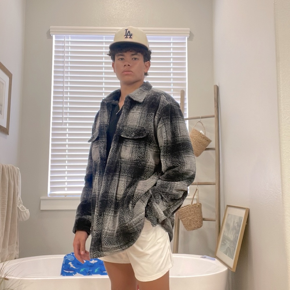 Flag & Anthem Shaggy Sherpa Shirt Jacket